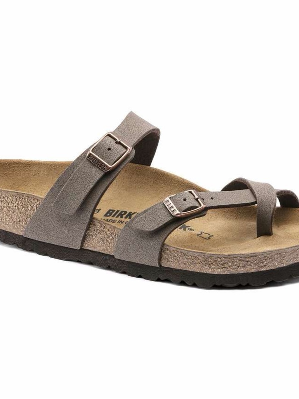 Birkenstock Mocha Two-Buckle Toe-Loop Sandal  (Sale Price Today Only) - Picture 4 of 5